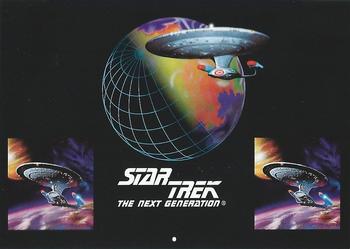 1994 SkyBox The Making of Star Trek: The Next Generation - Collector's Edition SkyVision #SV1 The USS Enterprise Front