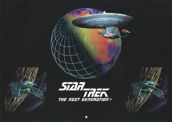 1994 SkyBox The Making of Star Trek: The Next Generation - Collector's Edition SkyVision #SV2 Romulan Warbird Front