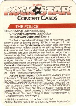 1985 AGI Rock Star #20 The Police Back