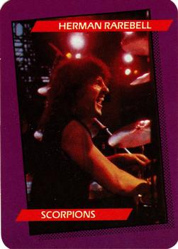 1985 AGI Rock Star #32 Herman Rarebell / Scorpions Front