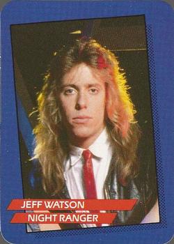 1985 AGI Rock Star #36 Jeff Watson / Night Ranger Front