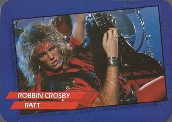 1985 AGI Rock Star #37 Robbin Crosby / Ratt Front
