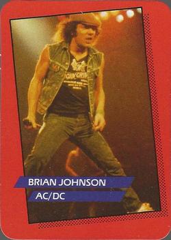 1985 AGI Rock Star #44 Brian Johnson / AC/DC Front