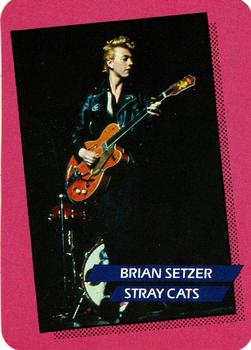 1985 AGI Rock Star #50 Brian Setzer / Stray Cats Front