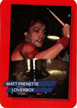 1985 AGI Rock Star #99 Matt Frenette / Loverboy Front