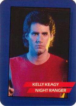 1985 AGI Rock Star #101 Kelly Keagy / Night Ranger Front