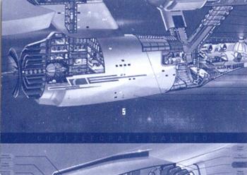 1996 SkyBox 30 Years of Star Trek Phase Three - Poster Order Blueprints #5 U.S.S. Enterprise NCC-1701 Front