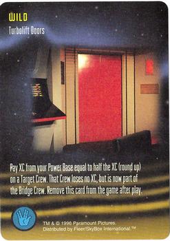 1996 SkyBox 30 Years of Star Trek Phase Three - Star Trek: The Card Game Promos #NNO Turbolift Doors: Wild Front
