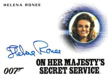 2016 Rittenhouse James Bond Archives SPECTRE Edition - Autographs #A290 Helena Ronee Front