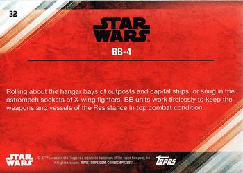 2017 Topps Star Wars: The Last Jedi #32 BB-4 Back