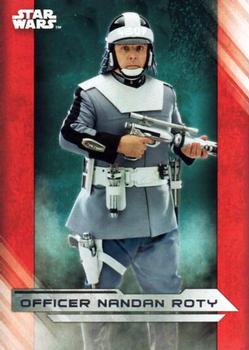 2017 Topps Star Wars: The Last Jedi #39 Officer Nandan Roty Front