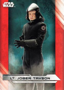 2017 Topps Star Wars: The Last Jedi #54 Lt. Jober Tavson Front