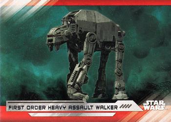 2017 Topps Star Wars: The Last Jedi #66 First Order Heavy Assault Walker Front