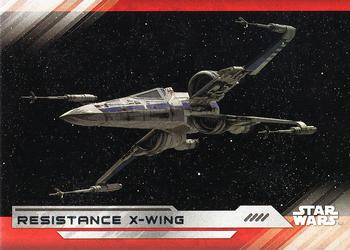 2017 Topps Star Wars: The Last Jedi #67 Resistance X-Wing Front