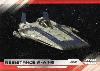 2017 Topps Star Wars: The Last Jedi #68 Resistance A-Wing Front