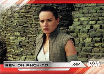 2017 Topps Star Wars: The Last Jedi #97 Rey on Ahch-To Front