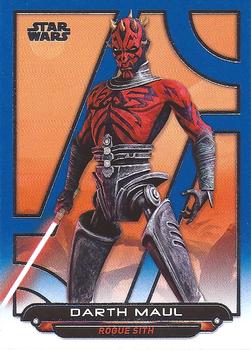 2017 Topps Star Wars: Galactic Files Reborn - Blue #ACW-3 Darth Maul Front