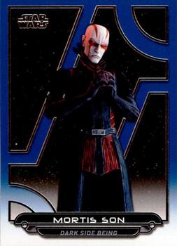 2017 Topps Star Wars: Galactic Files Reborn - Blue #ACW-13 Mortis Son Front