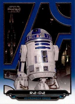 2017 Topps Star Wars: Galactic Files Reborn - Blue #ROTS-3 R2-D2 Front
