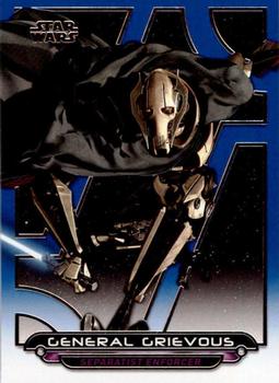 2017 Topps Star Wars: Galactic Files Reborn - Blue #ROTS-7 General Grievous Front