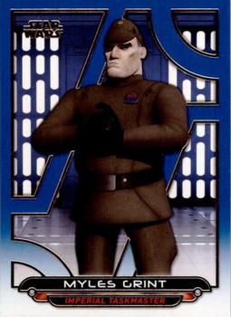 2017 Topps Star Wars: Galactic Files Reborn - Blue #REB-10 Myles Grint Front