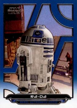 2017 Topps Star Wars: Galactic Files Reborn - Blue #ANH-1 R2-D2 Front