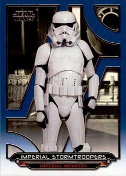 2017 Topps Star Wars: Galactic Files Reborn - Blue #ANH-3 Imperial Stormtroopers Front