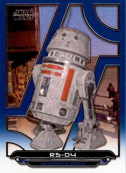 2017 Topps Star Wars: Galactic Files Reborn - Blue #ANH-9 R5-D4 Front