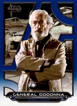 2017 Topps Star Wars: Galactic Files Reborn - Blue #ANH-27 General Dodonna Front