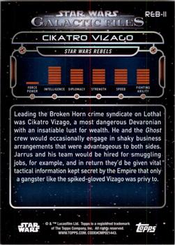 2017 Topps Star Wars: Galactic Files Reborn - Orange #REB-11 Cikatro Vizago Back