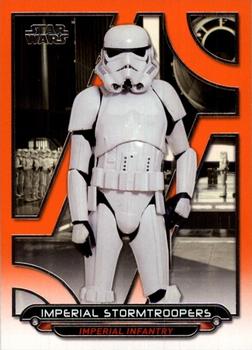 2017 Topps Star Wars: Galactic Files Reborn - Orange #ANH-3 Imperial Stormtroopers Front