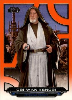 2017 Topps Star Wars: Galactic Files Reborn - Orange #ANH-13 Obi-Wan Kenobi Front