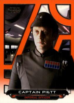 2017 Topps Star Wars: Galactic Files Reborn - Orange #ESB-9 Captain Piett Front
