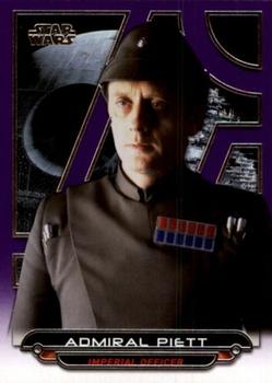 2017 Topps Star Wars: Galactic Files Reborn - Purple #ROTJ-7 Admiral Piett Front