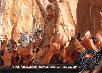 2017 Topps Star Wars: Galactic Files Reborn - Galactic Moments #GM-5 Anakin Skywalker wins freedom Front