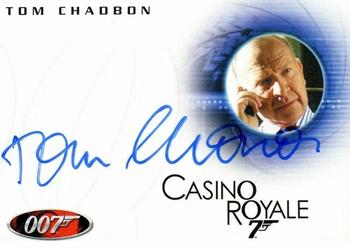 2009 Rittenhouse James Bond Archives - Autographs #A109 Tom Chadbon Front
