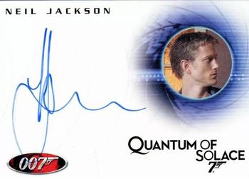 2009 Rittenhouse James Bond Archives - Autographs #A122 Neil Jackson Front
