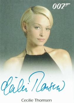 2009 Rittenhouse James Bond Archives - Autographs #NNO Cecilie Thomsen Front