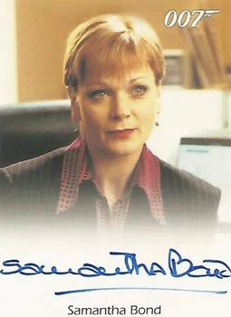 2009 Rittenhouse James Bond Archives - Autographs #NNO Samantha Bond Front