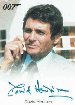 2009 Rittenhouse James Bond Archives - Autographs #NNO David Hedison Front