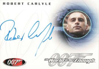 2008 Rittenhouse James Bond In Motion - Autographs 40th Anniversary Design #A118 Robert Carlyle Front