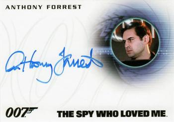 2015 Rittenhouse James Bond Archives - Autographs #A275 Anthony Forrest Front