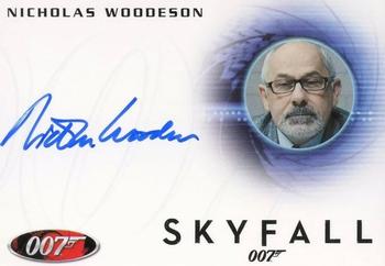 2014 Rittenhouse James Bond Archives - Autographs #A250 Nicholas Woodeson Front