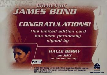 2014 Rittenhouse James Bond Archives - Autographs #WA49 Halle Berry Back