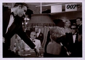 2014 Rittenhouse James Bond Archives - Thunderball Throwback #032 Later that evening, James Bond arrives at a casino Front