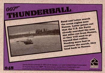 2014 Rittenhouse James Bond Archives - Thunderball Throwback #048 Bond and Leiter search the ocean region near Back
