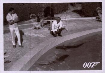 2014 Rittenhouse James Bond Archives - Thunderball Throwback #056 Largo shows Bond around. The two men shoot skeet, Front