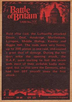 1969 A&BC Battle of Britain #17 Nazi Pilots Briefed For a Dawn Raid Back