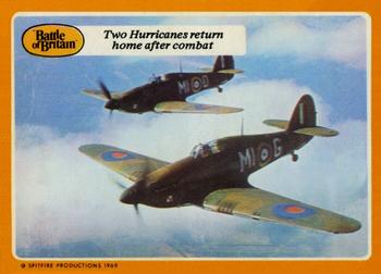 1969 A&BC Battle of Britain #19 Two Hurricanes Return Home After Combat Front