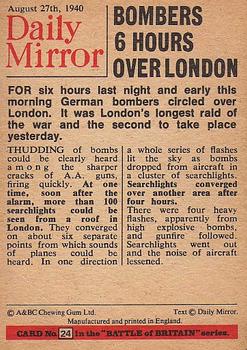 1969 A&BC Battle of Britain #24 Goering Watches Bombers Leave For A Raid Back